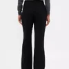 Alçak Belli Twill Geniş Paça Pantolon