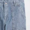Ağır Chambray Bol Kesim Jean'ler