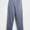 Ağır Chambray Bol Kesim Jean'ler