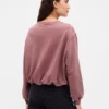 Ağır Fransız Teri Kabarık Sweatshirt