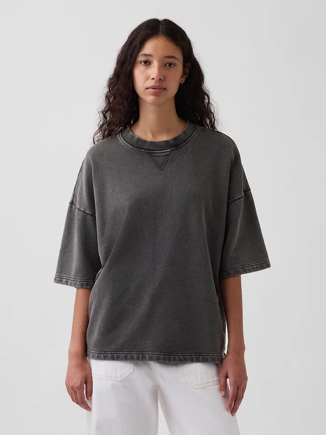Ağır Fransız Teri Oversize Sweatshirt