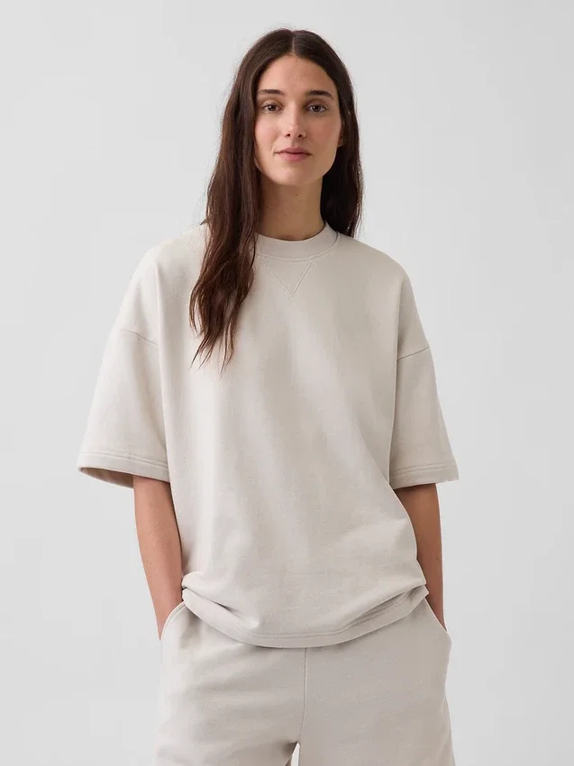 Ağır Fransız Teri Oversize Sweatshirt