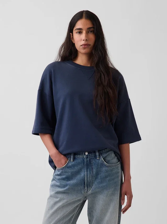Ağır Fransız Teri Oversize Sweatshirt