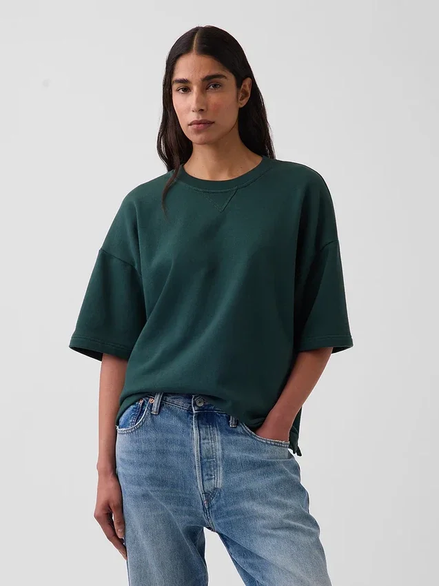 Ağır Fransız Teri Oversize Sweatshirt