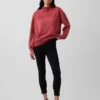 Ağır Fransız Teri Oversized Yarım Yaka Sweatshirt