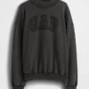 Ağır Fransız Teri Oversized Yarım Yaka Sweatshirt
