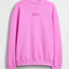 Ağır Fransız Teri Oversized Yarım Yaka Sweatshirt
