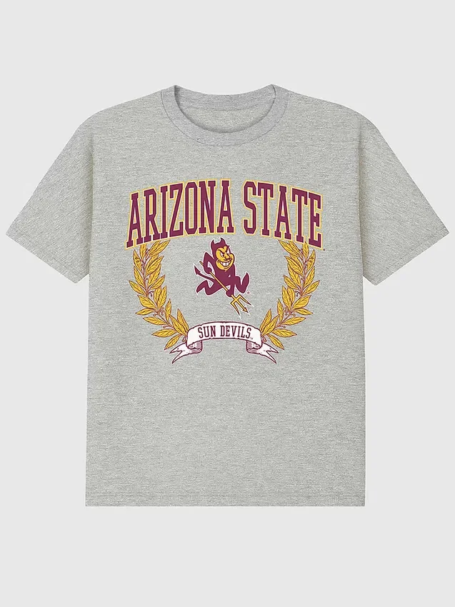Arizona Eyalet Üniversitesi Laurels Koyu Grafik Tişört