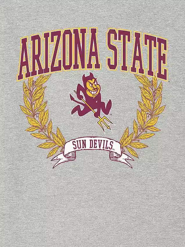 Arizona Eyalet Üniversitesi Laurels Koyu Grafik Tişört