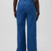 Atelier Ndigo imzalı GAP × Hfr Yüksek Bel Pintuck Stride Geniş Paça Jean'ler
