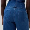 Atelier Ndigo imzalı GAP × Hfr Yüksek Bel Pintuck Stride Geniş Paça Jean'ler