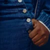 Atelier Ndigo imzalı GAP × Hfr Yüksek Bel Pintuck Stride Geniş Paça Jean'ler