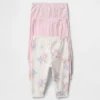 Baby First Favorites Organik Pamuklu Çekip Giyilen Pantolonlar (3'lü Paket)