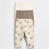 Baby First Favorites Organik Pamuklu Çekip Giyilen Pantolonlar (3'lü Paket)