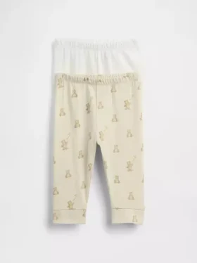Baby First Favorites Organik Pamuklu Çekip Giyilen Pantolonlar (Çoklu Paket)