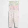 Baby First Favorites Organik Pamuklu Çekip Giyilen Pantolonlar (Çoklu Paket)