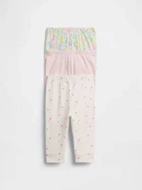 Baby First Favorites Organik Pamuklu Çekip Giyilen Pantolonlar (Çoklu Paket)