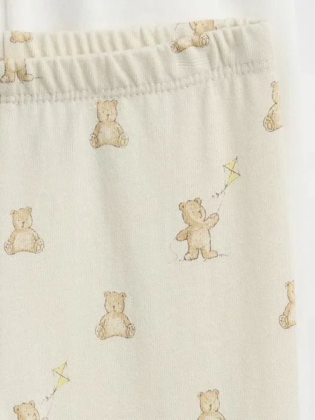Baby First Favorites Organik Pamuklu Çekip Giyilen Pantolonlar (Çoklu Paket)