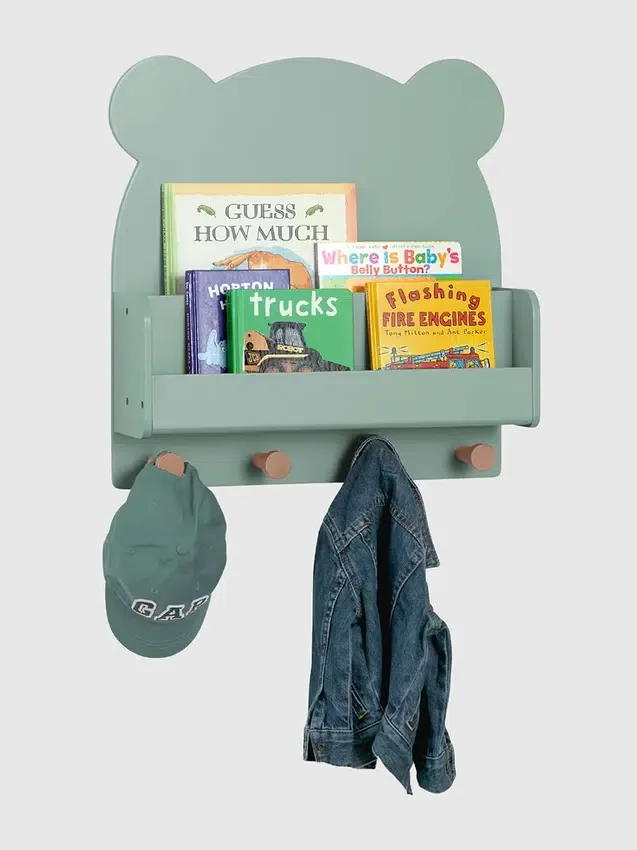 babyGap Brannan Bear 4 Kancalı Duvar Rafı