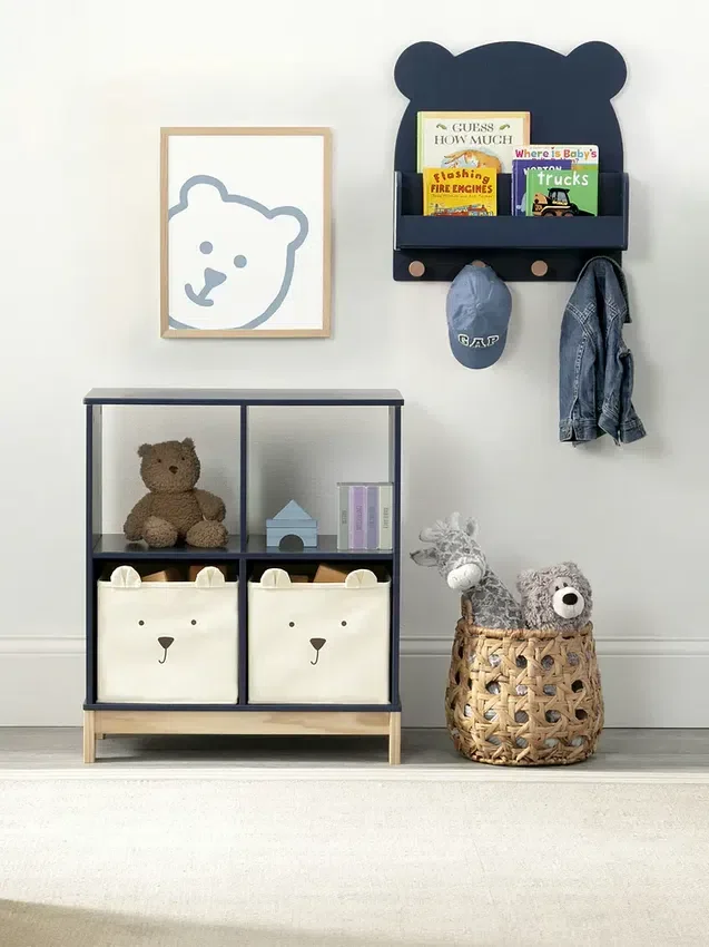 babyGap Brannan Bear 4 Kancalı Duvar Rafı
