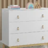 babyGap Legacy 3 Çekmeceli Şifonyer, Deri Kulplu ve Birbirine Geçen Çekmeceli