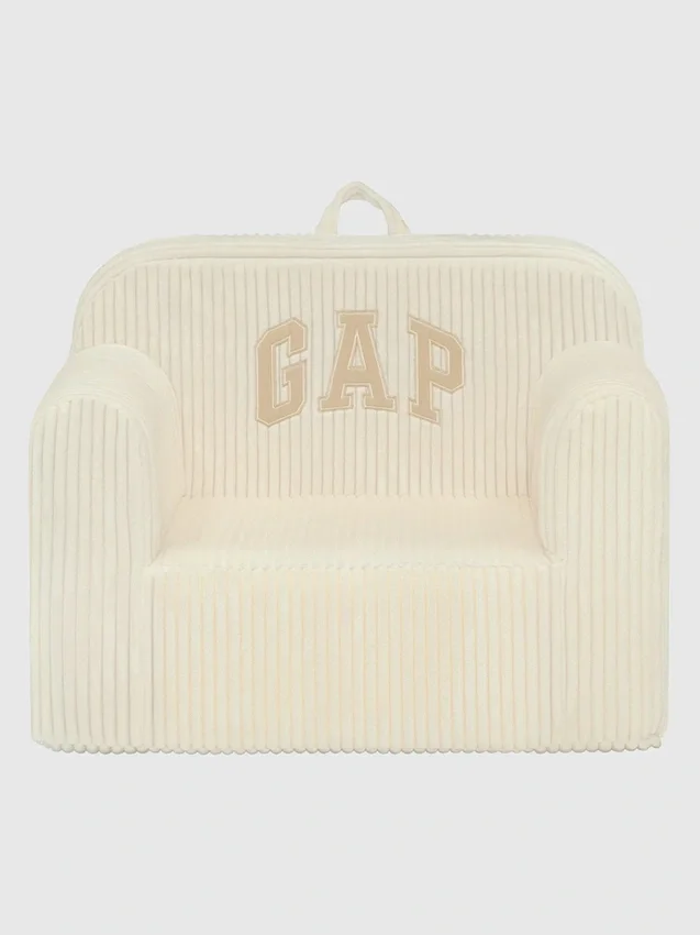 babyGap Nervürlü Kadife Logo Köpük Sandalye