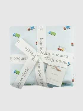 Bambu Küçük Kamyonlar Bebek Battaniyesi