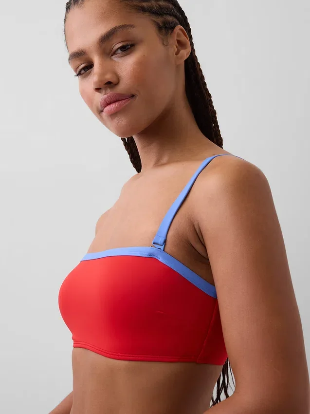 Bandeau Bikini Üstü