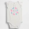 Bebeğin İlk Favorileri Desenli Çıtçıtlı Body