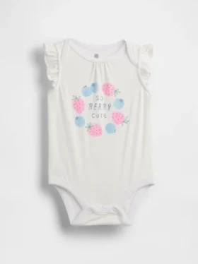 Bebeğin İlk Favorileri Desenli Çıtçıtlı Body