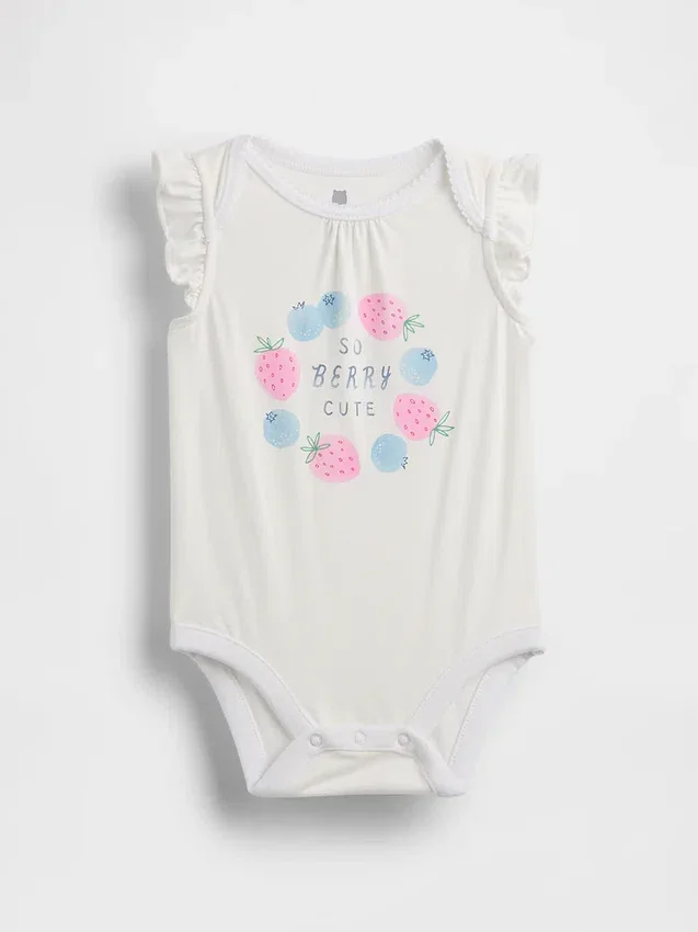 Bebeğin İlk Favorileri Desenli Çıtçıtlı Body