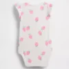 Bebeğin İlk Favorileri Flutter Kollu Çıtçıtlı Body