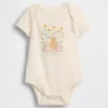 Bebeğin İlk Favorileri Organik Pamuklu Desenli Çıtçıtlı Body
