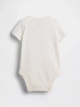 Bebeğin İlk Favorileri Organik Pamuklu Desenli Çıtçıtlı Body
