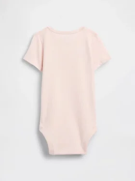 Bebeğin İlk Favorileri Organik Pamuklu Desenli Çıtçıtlı Body