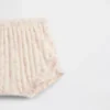 Bebeğin İlk Favorileri Pointelle Rib Çiçek Desenli Bloomers