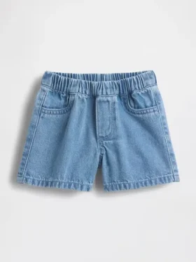 Bebek Brannan Bear Cepli Çekip Giyilebilir Denim Şortlar