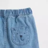 Bebek Brannan Bear Cepli Çekip Giyilebilir Denim Şortlar