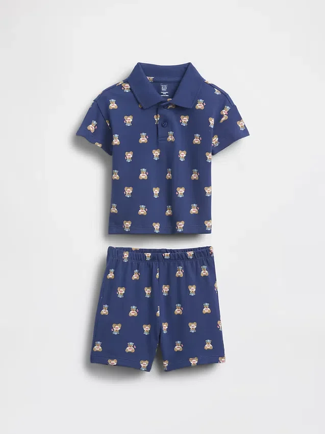 Bebek Brannan Bear Pike Polo Tişört Kıyafet Seti