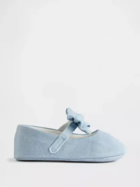 Bebek Denim Fiyonklu Mary Jane Ayakkabılar