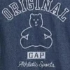 Bebek Denim GAP Logo Kısa Tulum