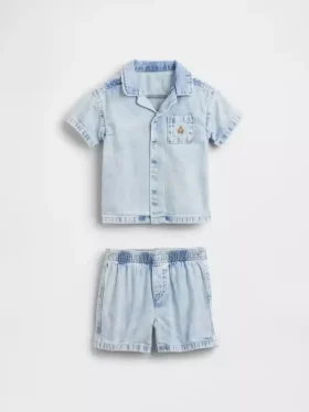 Bebek Denim Kıyafet Seti