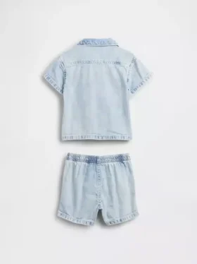 Bebek Denim Kıyafet Seti