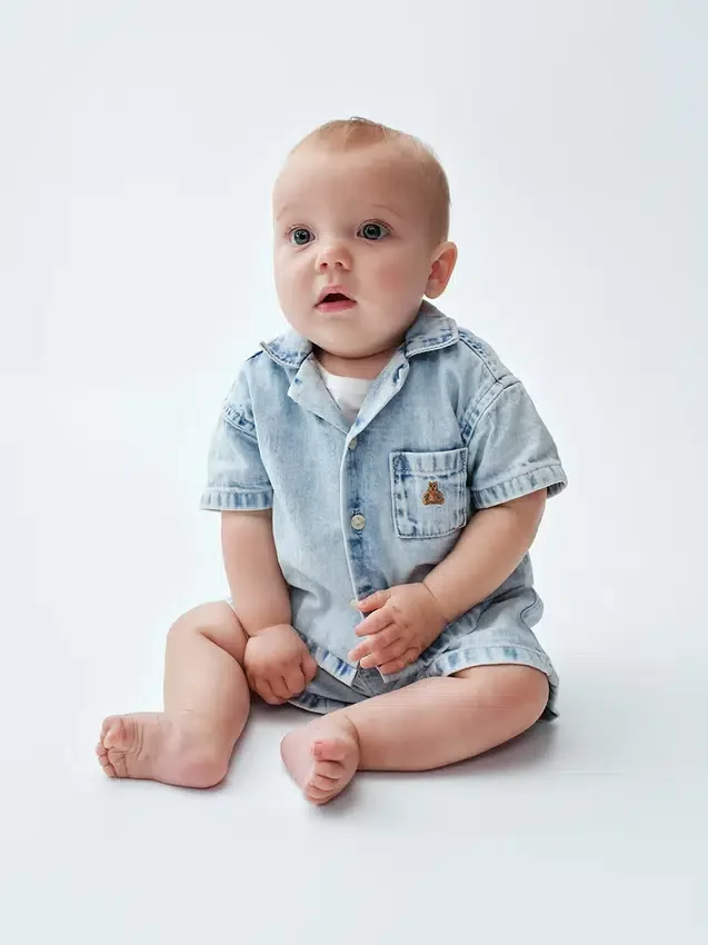 Bebek Denim Kıyafet Seti
