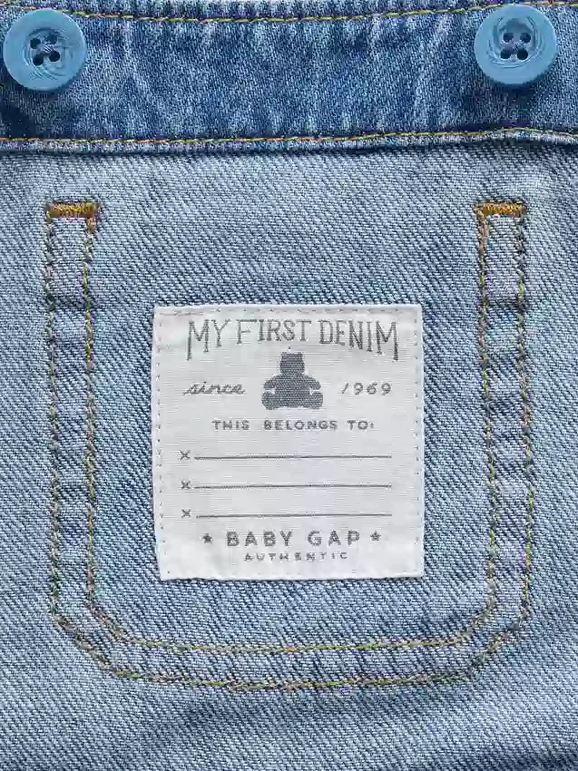 Bebek Denim Şortlu Tulum