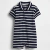 Bebek Jersey Polo Tişört Kısa Tulum