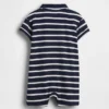 Bebek Jersey Polo Tişört Kısa Tulum