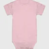 Bebek Kız Çocukları Çarşamba Günleri Pembe Giyeriz Çıtçıtlı Bodyler
