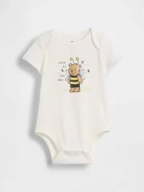 Bebek İlk Favoriler Organik Pamuklu Çıtçıtlı Body