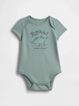 Bebek İlk Favoriler Organik Pamuklu Çıtçıtlı Body